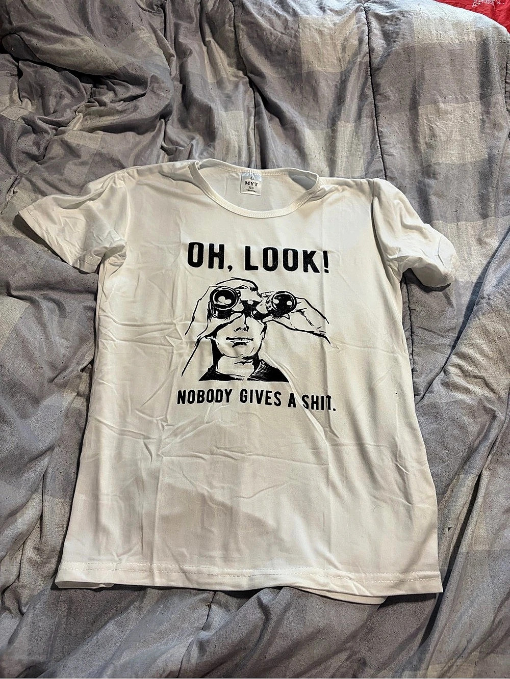 Graphic Short Sleeve Tee in White
